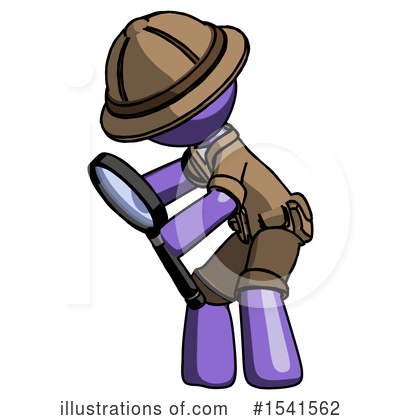 Royalty-Free (RF) Purple Design Mascot Clipart Illustration by Leo Blanchette - Stock Sample #1541562
