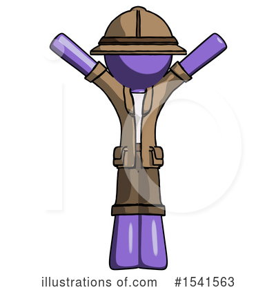 Royalty-Free (RF) Purple Design Mascot Clipart Illustration by Leo Blanchette - Stock Sample #1541563