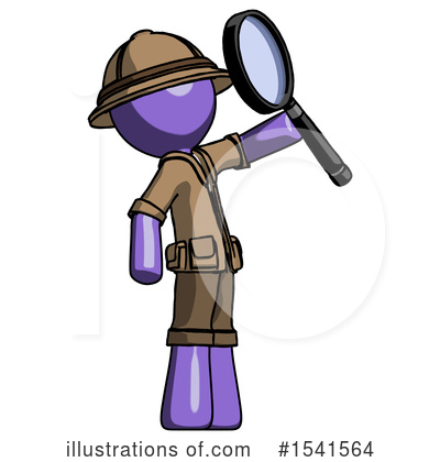 Royalty-Free (RF) Purple Design Mascot Clipart Illustration by Leo Blanchette - Stock Sample #1541564