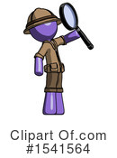 Purple Design Mascot Clipart #1541564 by Leo Blanchette