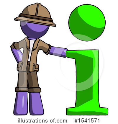Royalty-Free (RF) Purple Design Mascot Clipart Illustration by Leo Blanchette - Stock Sample #1541571
