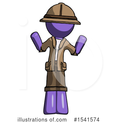 Royalty-Free (RF) Purple Design Mascot Clipart Illustration by Leo Blanchette - Stock Sample #1541574