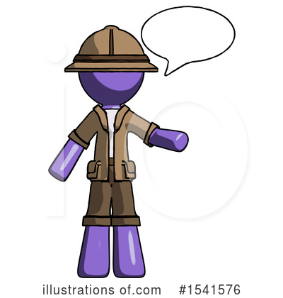 Royalty-Free (RF) Purple Design Mascot Clipart Illustration by Leo Blanchette - Stock Sample #1541576