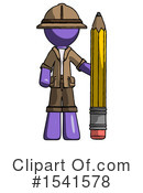 Purple Design Mascot Clipart #1541578 by Leo Blanchette