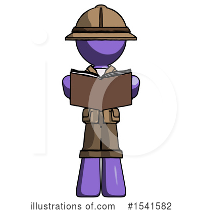 Royalty-Free (RF) Purple Design Mascot Clipart Illustration by Leo Blanchette - Stock Sample #1541582