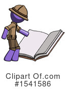 Purple Design Mascot Clipart #1541586 by Leo Blanchette