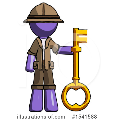 Royalty-Free (RF) Purple Design Mascot Clipart Illustration by Leo Blanchette - Stock Sample #1541588