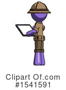 Purple Design Mascot Clipart #1541591 by Leo Blanchette