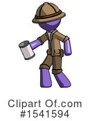 Purple Design Mascot Clipart #1541594 by Leo Blanchette
