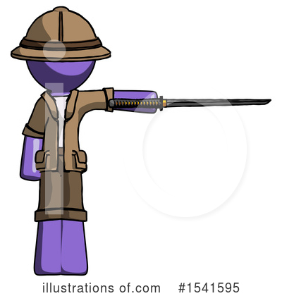 Royalty-Free (RF) Purple Design Mascot Clipart Illustration by Leo Blanchette - Stock Sample #1541595