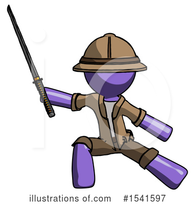 Royalty-Free (RF) Purple Design Mascot Clipart Illustration by Leo Blanchette - Stock Sample #1541597
