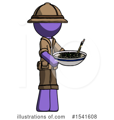 Royalty-Free (RF) Purple Design Mascot Clipart Illustration by Leo Blanchette - Stock Sample #1541608
