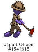 Purple Design Mascot Clipart #1541615 by Leo Blanchette