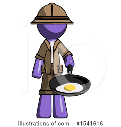 Royalty-Free (RF) Purple Design Mascot Clipart Illustration by Leo Blanchette - Stock Sample #1541616
