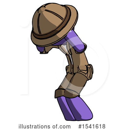Royalty-Free (RF) Purple Design Mascot Clipart Illustration by Leo Blanchette - Stock Sample #1541618