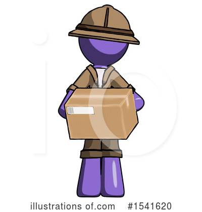 Royalty-Free (RF) Purple Design Mascot Clipart Illustration by Leo Blanchette - Stock Sample #1541620