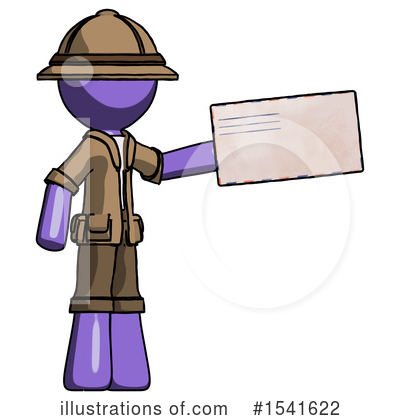 Royalty-Free (RF) Purple Design Mascot Clipart Illustration by Leo Blanchette - Stock Sample #1541622