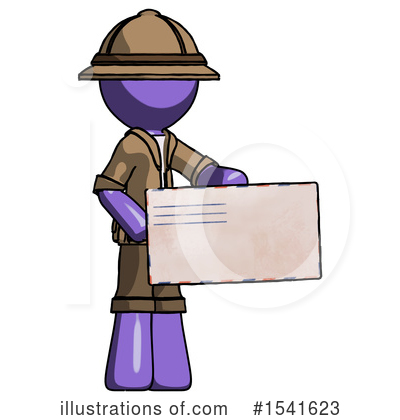 Royalty-Free (RF) Purple Design Mascot Clipart Illustration by Leo Blanchette - Stock Sample #1541623