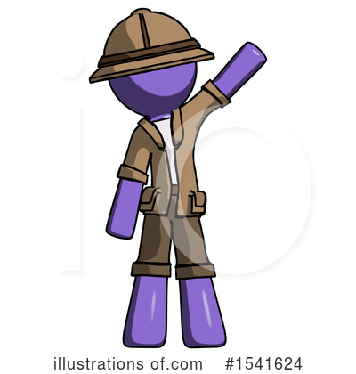 Royalty-Free (RF) Purple Design Mascot Clipart Illustration by Leo Blanchette - Stock Sample #1541624