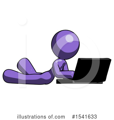 Royalty-Free (RF) Purple Design Mascot Clipart Illustration by Leo Blanchette - Stock Sample #1541633