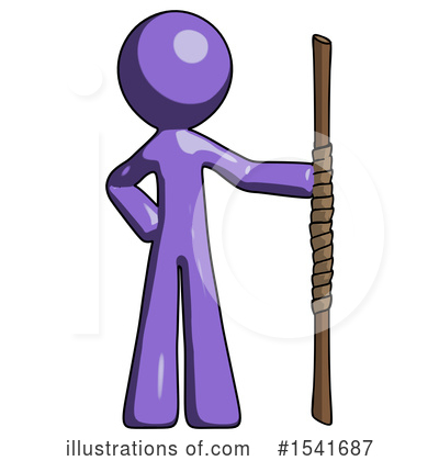 Royalty-Free (RF) Purple Design Mascot Clipart Illustration by Leo Blanchette - Stock Sample #1541687