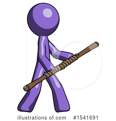 Royalty-Free (RF) Purple Design Mascot Clipart Illustration by Leo Blanchette - Stock Sample #1541691
