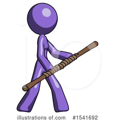Royalty-Free (RF) Purple Design Mascot Clipart Illustration by Leo Blanchette - Stock Sample #1541692