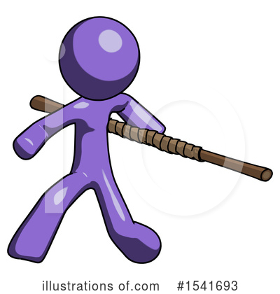 Royalty-Free (RF) Purple Design Mascot Clipart Illustration by Leo Blanchette - Stock Sample #1541693