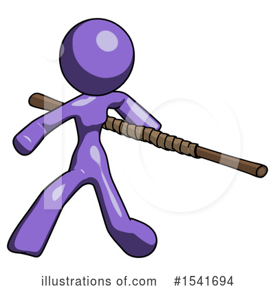 Royalty-Free (RF) Purple Design Mascot Clipart Illustration by Leo Blanchette - Stock Sample #1541694