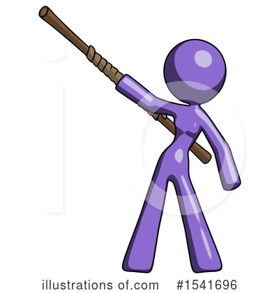 Royalty-Free (RF) Purple Design Mascot Clipart Illustration by Leo Blanchette - Stock Sample #1541696