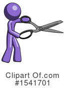 Purple Design Mascot Clipart #1541701 by Leo Blanchette