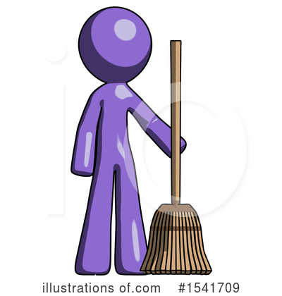 Royalty-Free (RF) Purple Design Mascot Clipart Illustration by Leo Blanchette - Stock Sample #1541709