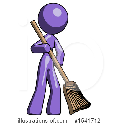 Royalty-Free (RF) Purple Design Mascot Clipart Illustration by Leo Blanchette - Stock Sample #1541712