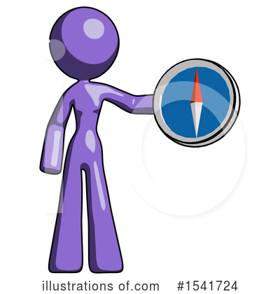 Royalty-Free (RF) Purple Design Mascot Clipart Illustration by Leo Blanchette - Stock Sample #1541724