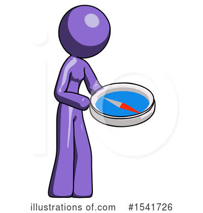 Royalty-Free (RF) Purple Design Mascot Clipart Illustration by Leo Blanchette - Stock Sample #1541726