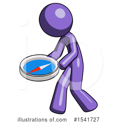 Royalty-Free (RF) Purple Design Mascot Clipart Illustration by Leo Blanchette - Stock Sample #1541727