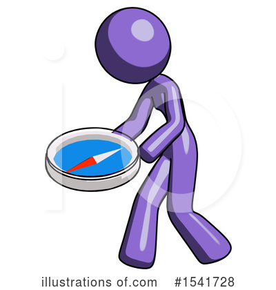 Royalty-Free (RF) Purple Design Mascot Clipart Illustration by Leo Blanchette - Stock Sample #1541728