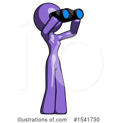 Royalty-Free (RF) Purple Design Mascot Clipart Illustration by Leo Blanchette - Stock Sample #1541730