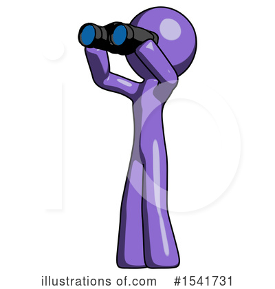 Royalty-Free (RF) Purple Design Mascot Clipart Illustration by Leo Blanchette - Stock Sample #1541731