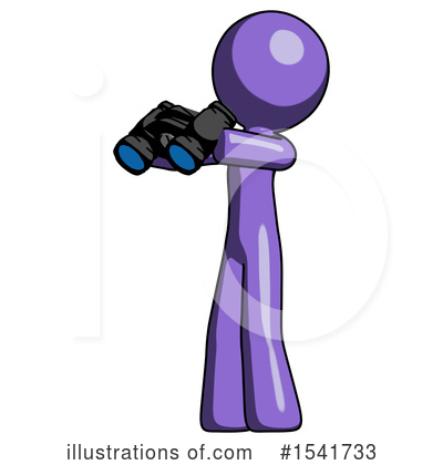 Royalty-Free (RF) Purple Design Mascot Clipart Illustration by Leo Blanchette - Stock Sample #1541733