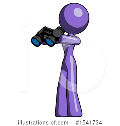 Royalty-Free (RF) Purple Design Mascot Clipart Illustration by Leo Blanchette - Stock Sample #1541734