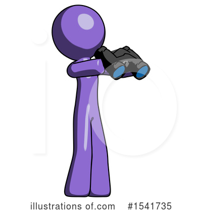 Royalty-Free (RF) Purple Design Mascot Clipart Illustration by Leo Blanchette - Stock Sample #1541735