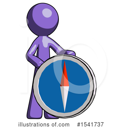 Royalty-Free (RF) Purple Design Mascot Clipart Illustration by Leo Blanchette - Stock Sample #1541737