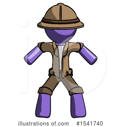 Royalty-Free (RF) Purple Design Mascot Clipart Illustration by Leo Blanchette - Stock Sample #1541740