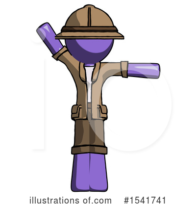 Royalty-Free (RF) Purple Design Mascot Clipart Illustration by Leo Blanchette - Stock Sample #1541741