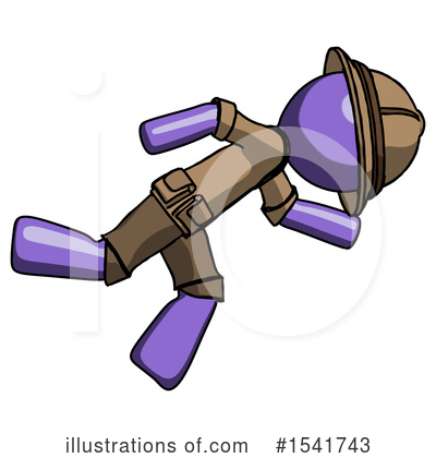 Royalty-Free (RF) Purple Design Mascot Clipart Illustration by Leo Blanchette - Stock Sample #1541743