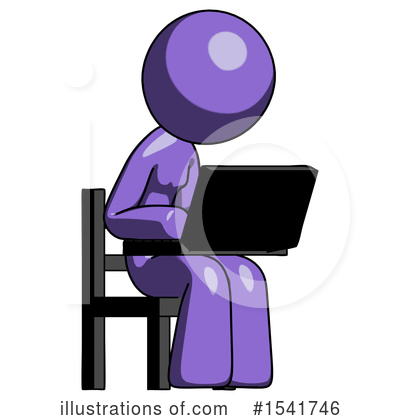 Royalty-Free (RF) Purple Design Mascot Clipart Illustration by Leo Blanchette - Stock Sample #1541746