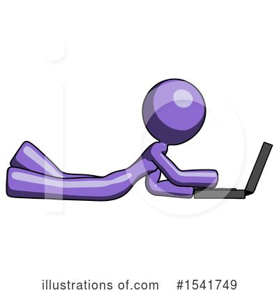 Royalty-Free (RF) Purple Design Mascot Clipart Illustration by Leo Blanchette - Stock Sample #1541749