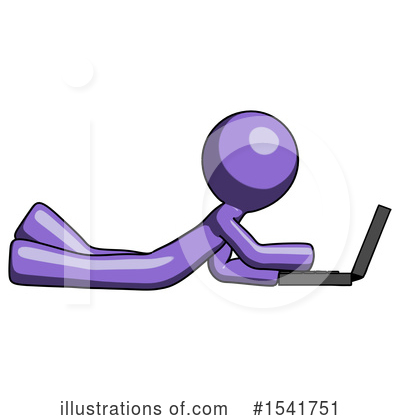 Royalty-Free (RF) Purple Design Mascot Clipart Illustration by Leo Blanchette - Stock Sample #1541751