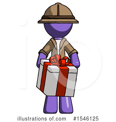Royalty-Free (RF) Purple Design Mascot Clipart Illustration by Leo Blanchette - Stock Sample #1546125